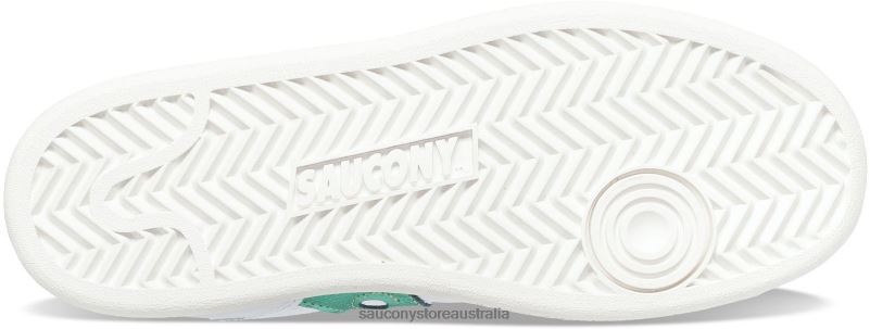 Saucony Women Jazz Court Metallic 8460X661 White/Green