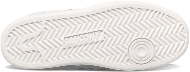Saucony Women Jazz Court Metallic 8460X662 White/Light Green
